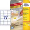 Avery L4737REV-10 aftagelige etiketter 63