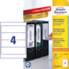 Avery L4761REV-20 Aftagelige etiketter 61x192mm