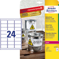 Avery L4773-8 Heavy Duty etiketter 63