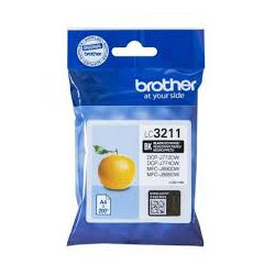 Blækpatron LC3211BK sort Original Brother 200s