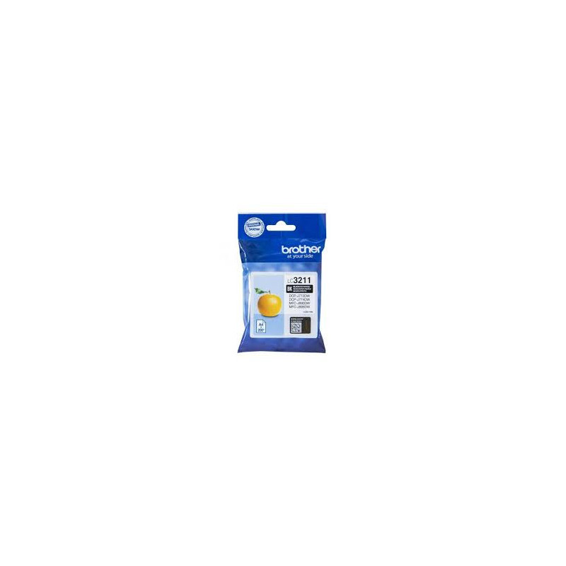 Blækpatron LC3211BK sort Original Brother 200s