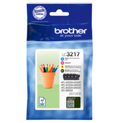 Blækpatron LC3217VALDR Multipak Original Brother 550s