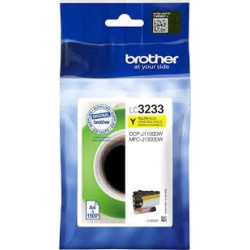 Blækpatron LC3233Y gul Original Brother 1500s