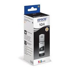 Blæk C13T00P140 sort EcoTank 104 flaske Original Epson