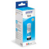 Blæk C13T00P240 Cyan EcoTank 104 flaske Original Epson