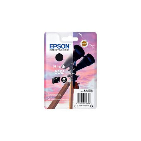 Blækpatron C13T02V14010 sort 502 Original Epson
