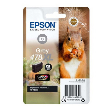 Blækpatron C13T04F64010 grå 478XL Original Epson