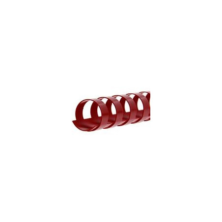 Fellowes 53468 plast spiralryg rød  14mm 100stk (Udsalg kun 1ks)