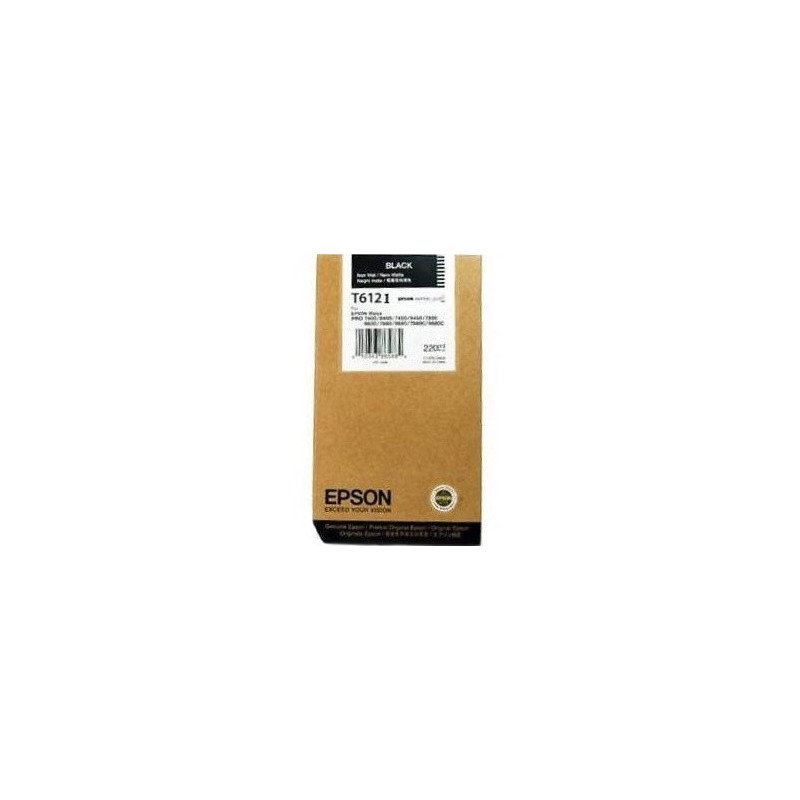 Blækpatron C13T612100 foto sort Original Epson (110ml)