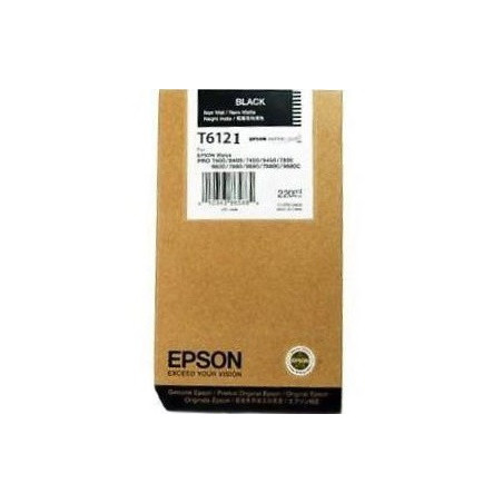 Blækpatron C13T612100 foto sort Original Epson (110ml)