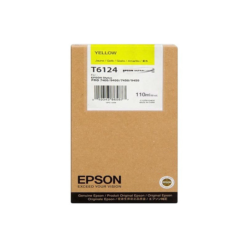 Blækpatron C13T612400 gul Original Epson (220ml)