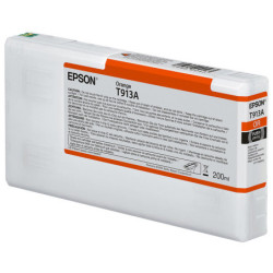 Blækpatron C13T913A00 Orange T913A 200ml Original Epson