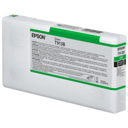 Blækpatron C13T913B00 grøn T913B 200ml Original Epson