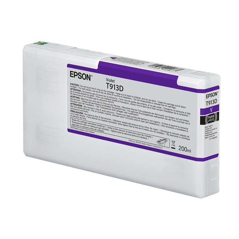 Blækpatron C13T913D00 Violet T913D 200ml Original Epson
