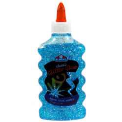Glitter lim blå 177ml