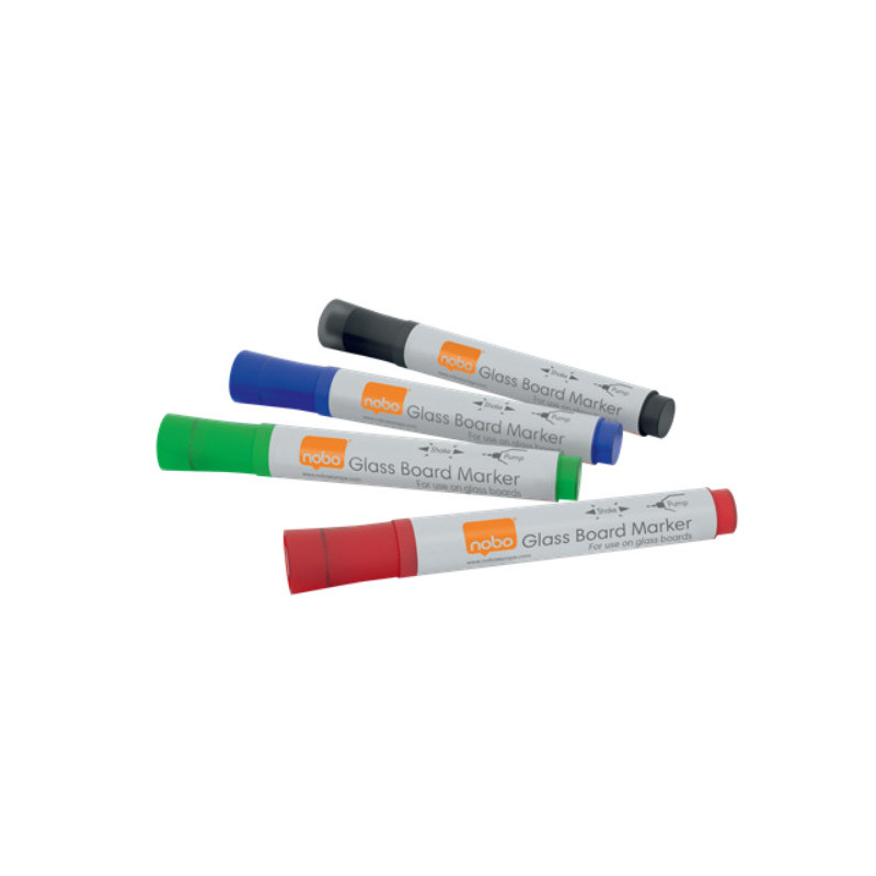 Whiteboard marker glas assorteret (4 stk) Whiteboard marker glas assorteret (4 stk)