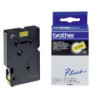 TC601-TC-601 Brother sort tekst på gul tape 12mm