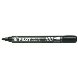 Marker Permanent 100 rund sort