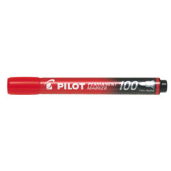 Marker Permanent 100 rund rød