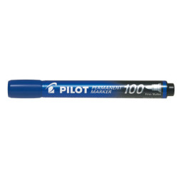 Marker Permanent 100 rund blå