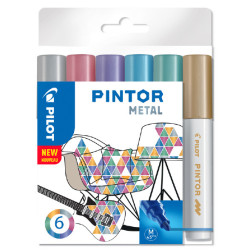 Marker Pintor Medium Metal Mix 4