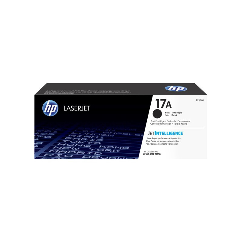 LaserJet 17A sort toner kassette
