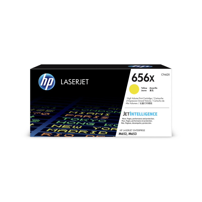 Color Laserjet 656X gul toner