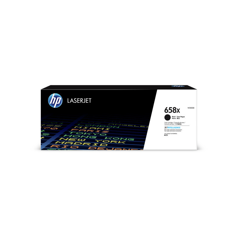Color LaserJet 658X sort LaserJet Toner kassette 33K