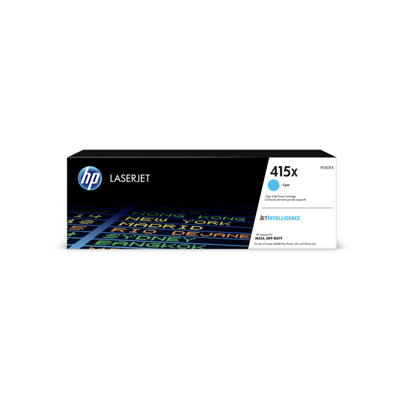 Color LaserJet 415X Cyan LaserJet Toner kassette 6K