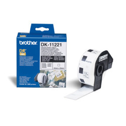 Brother DK-11221-DK11221 Lille kvadratisk label 23x23mm 1000 stk.