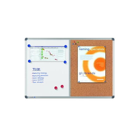 Legamaster 7-102443 Cork-WB Combiboard 60X90 cm