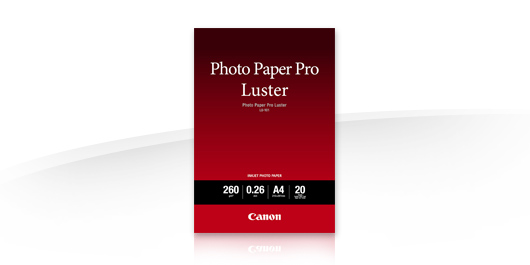 A4 Canon LU-101 Pro Luster Fotopapir 20ark (260g) (Udsalg kun 1stk)
