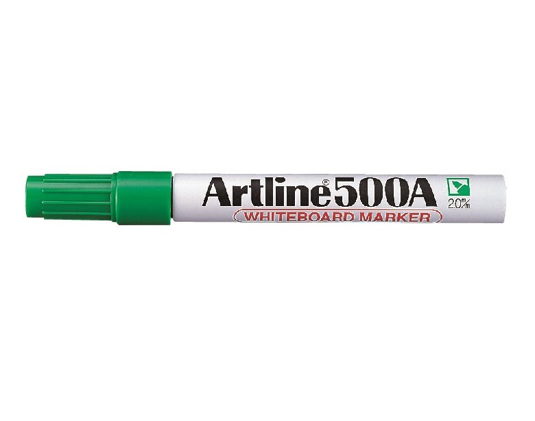 Whiteboardpenna Artline 500A grn, Artline EK-500A GREEN, 12stk