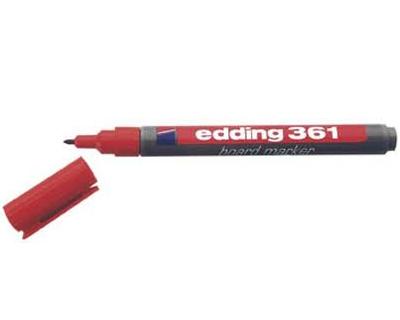 Edding 361-002 rd board marker, tynd rund spids 1mm (10stk.)