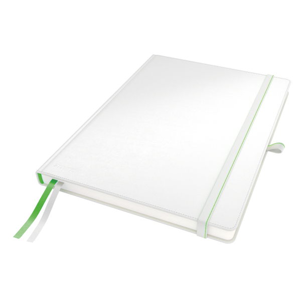 Notesbog Leitz Complete A4 kvadreret 96 g 80 ark, Hvid, varenr. 44710001