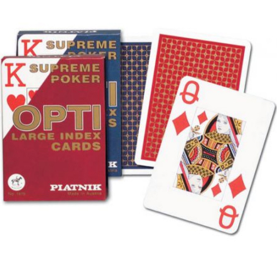 Spillekort Piatnik med store symboler