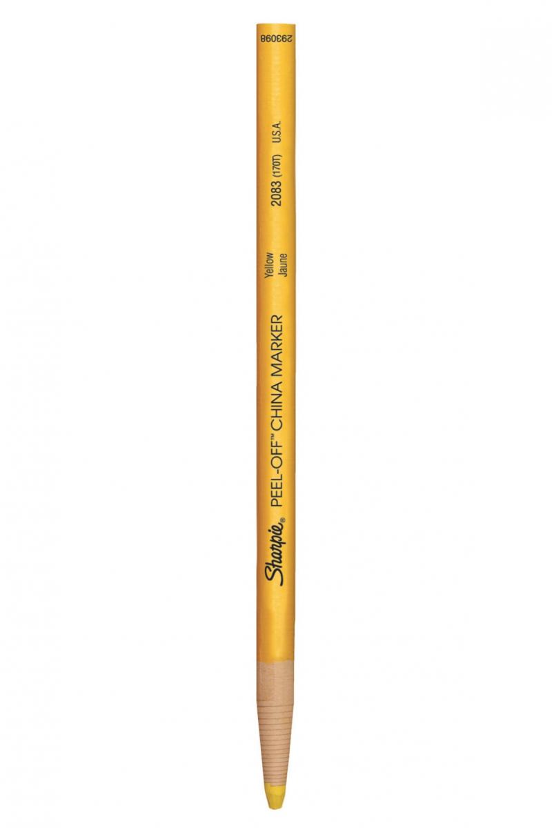 Marker China 2,0mm gul, Sharpie S0305101, 12stk