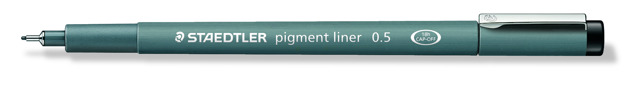 Fineliner pigment liner 0,5mm sort, Staedtler 308 05-9,10stk