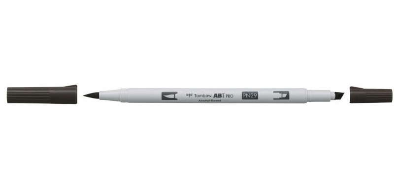 Marker ABT PRO Dual Brush N29 warm grey 13, Tombow ABTP-N29, 6stk