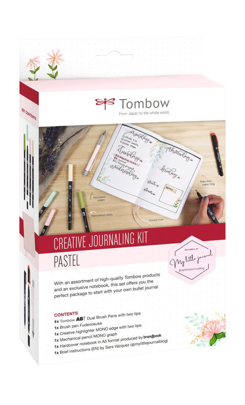 Creative Journaling Kit Pastel, Tombow BUJO-SET1