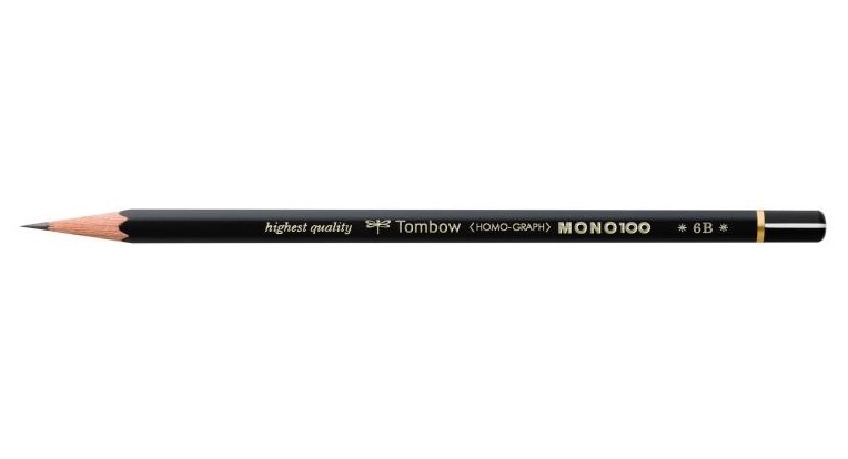 Blyant MONO 100 6B, 12stk, Tombow MONO-100-6B, 6 pakker