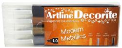 Decorite bullet Modern metallic 4-st, Artline EDF-1W4 Modern, 6stk