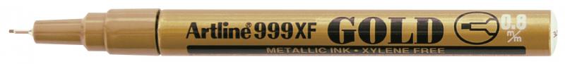 Metallic Marker 999XF 0.8 guld, Artline EK-999XF gold, 12stk