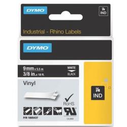 DYMO RhinoPRO 1805437 Vinyl tape 9mm x 5,5m hvid p sort