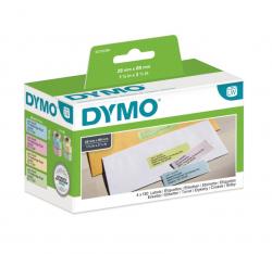 DYMO 99011 Farvede etiketter 28X89 mm, 4 x 130, S0722380
