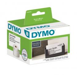 DYMO S0929100 Aftalekort/navneskilt 51x89mm (ikke-klbende) 300stk.