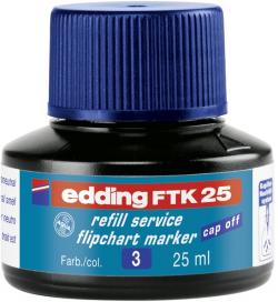 Edding FTK25-3 bl refill blk til flipchart markers