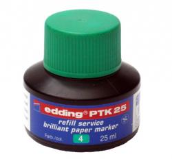 Edding PTK25-4 grn refill blk til Edding 30 og 33