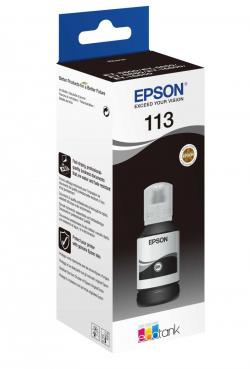 113 EcoTank Pigment sort blk flaske, Epson C13T06B140