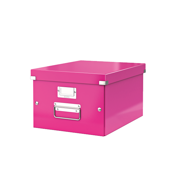 Arkivboks Click & Store Medium WOW pink 60440023
